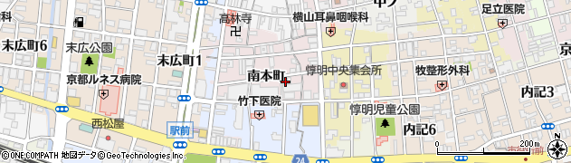 京都府福知山市南本町216周辺の地図