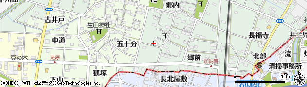 愛知県一宮市千秋町加納馬場郷内86周辺の地図