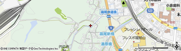 京都府福知山市下篠尾周辺の地図