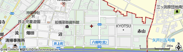 愛知県岩倉市八剱町（岩塚前）周辺の地図