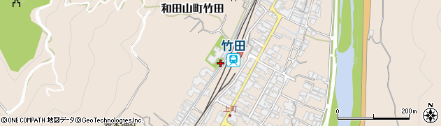 竹田駅周辺の地図