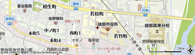 イン・ザ・ルーム　綾部店周辺の地図
