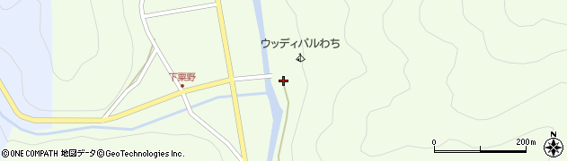 京都府船井郡京丹波町下粟野川東周辺の地図