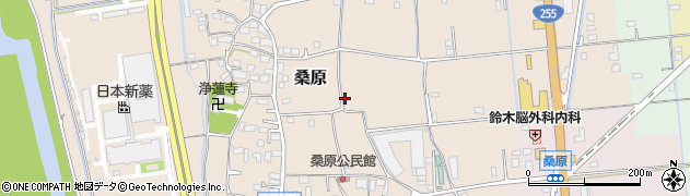 神奈川県小田原市桑原周辺の地図