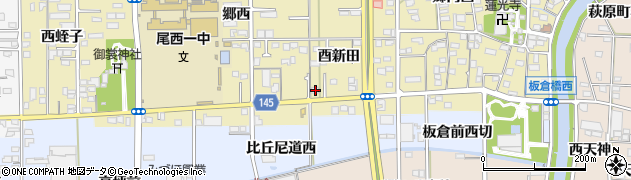 愛知県一宮市三条酉新田21周辺の地図