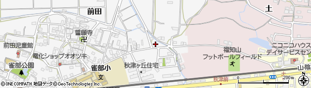 京都府福知山市秋津が丘周辺の地図
