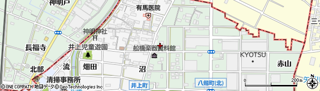 愛知県岩倉市八剱町（石橋）周辺の地図