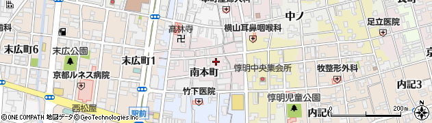 京都府福知山市南本町204周辺の地図