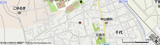 神奈川県小田原市千代396周辺の地図