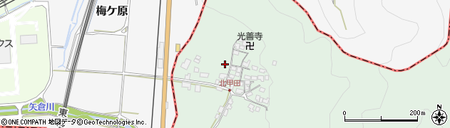 滋賀県彦根市甲田町周辺の地図