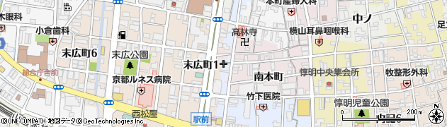 京都府福知山市南本町31周辺の地図