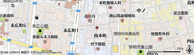京都府福知山市南本町266周辺の地図