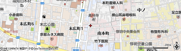 京都府福知山市南本町265周辺の地図