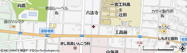 愛知県一宮市千秋町佐野六法寺35周辺の地図