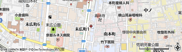 京都府福知山市南本町33周辺の地図