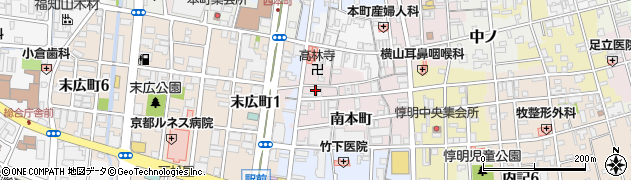 京都府福知山市南本町264周辺の地図