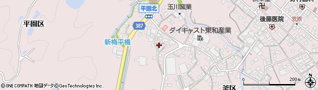 岐阜県多治見市笠原町4281周辺の地図