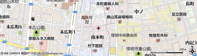 京都府福知山市南本町79周辺の地図