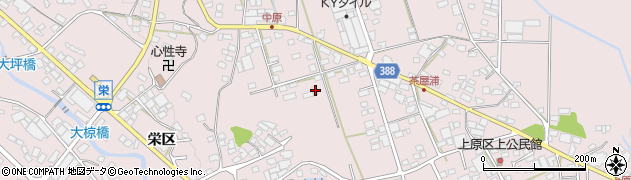 岐阜県多治見市笠原町上原区830周辺の地図