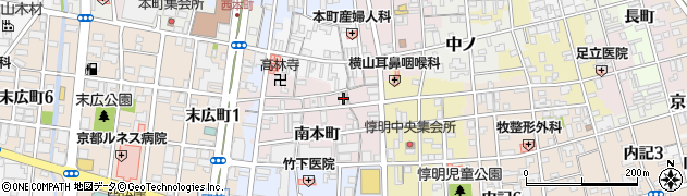京都府福知山市南本町267周辺の地図