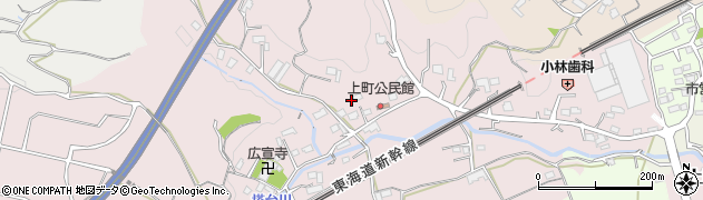 神奈川県小田原市上町117周辺の地図
