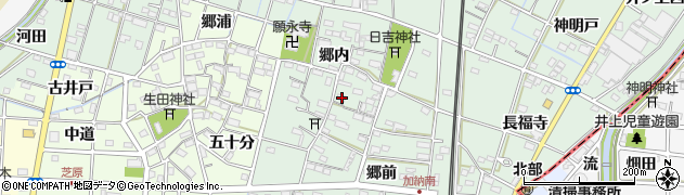 愛知県一宮市千秋町加納馬場郷内119周辺の地図