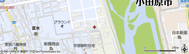 神奈川県小田原市中曽根128周辺の地図
