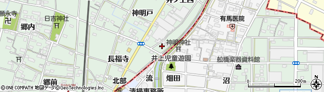 中日新聞馬場販売所周辺の地図