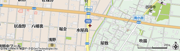 愛知県一宮市浅野水屋高46周辺の地図