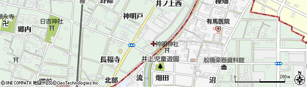 愛知県一宮市千秋町加納馬場井ノ上西18周辺の地図