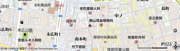 京都府福知山市南本町136周辺の地図