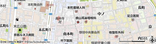 京都府福知山市南本町268周辺の地図