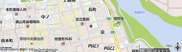 京都府福知山市西長町周辺の地図