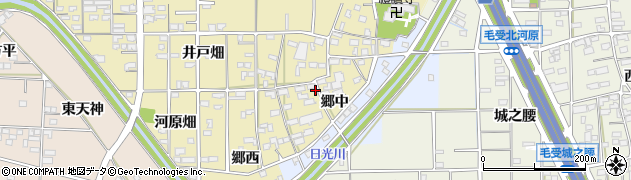 愛知県一宮市大和町福森（郷中）周辺の地図