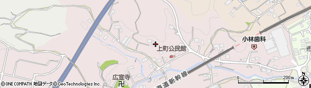 神奈川県小田原市上町周辺の地図