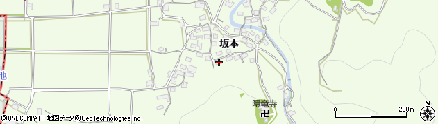 京都府綾部市高津町坂本36周辺の地図