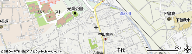 神奈川県小田原市千代417周辺の地図