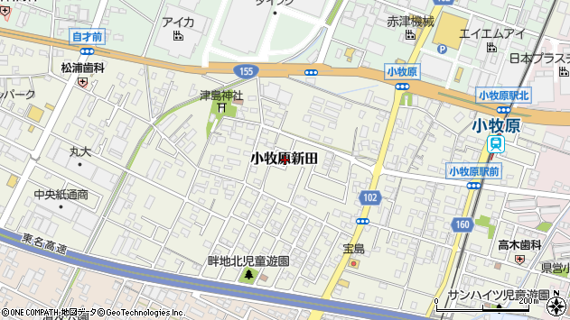 〒485-0012 愛知県小牧市小牧原新田の地図