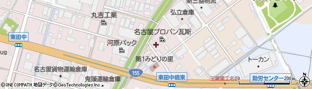 名古屋プロパン瓦斯株式会社　小牧支店周辺の地図