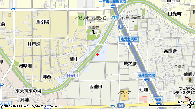 〒491-0936 愛知県一宮市寺前町の地図