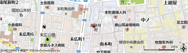京都府福知山市南本町77周辺の地図