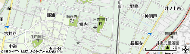 愛知県一宮市千秋町加納馬場郷内138周辺の地図