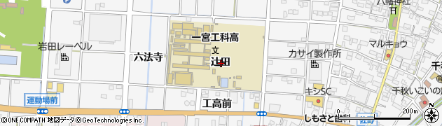 愛知県一宮市千秋町佐野辻田周辺の地図