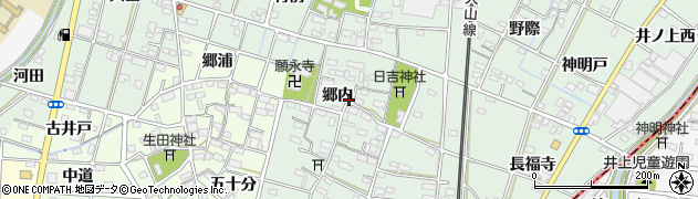 愛知県一宮市千秋町加納馬場郷内周辺の地図