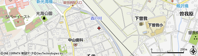 神奈川県小田原市千代261周辺の地図