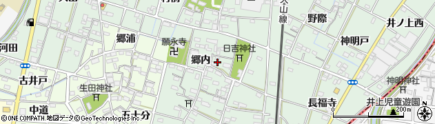 愛知県一宮市千秋町加納馬場郷内136周辺の地図