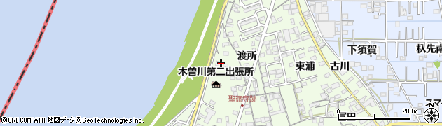 愛知県一宮市冨田（砂入）周辺の地図