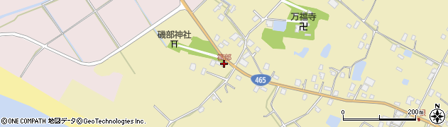 篠部周辺の地図