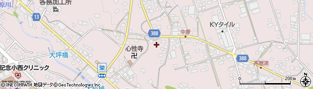 岐阜県多治見市笠原町1346周辺の地図