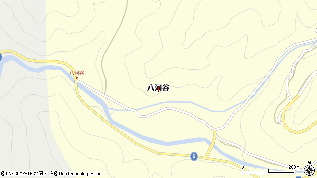 〒689-1411 鳥取県八頭郡智頭町八河谷の地図